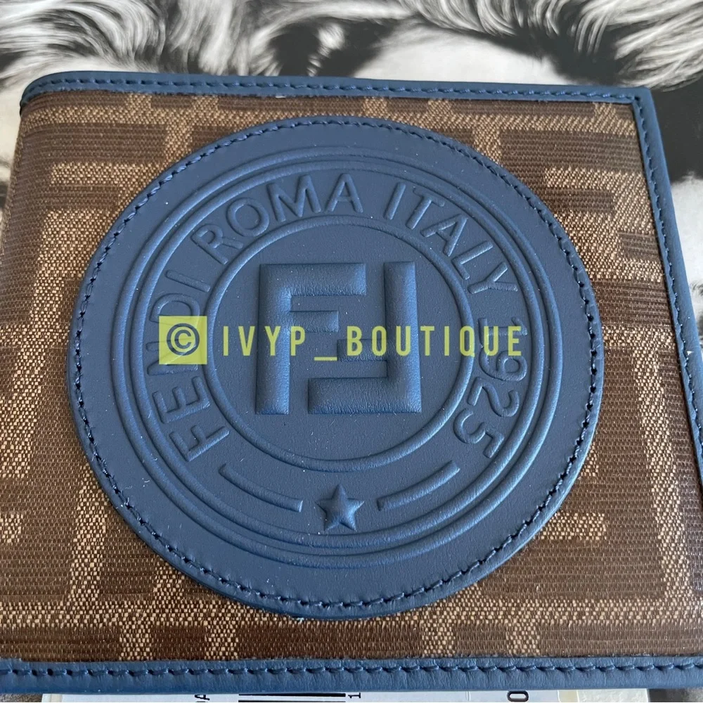 FENDI FF Vetrificato Print Billfold Men’s Wallet
